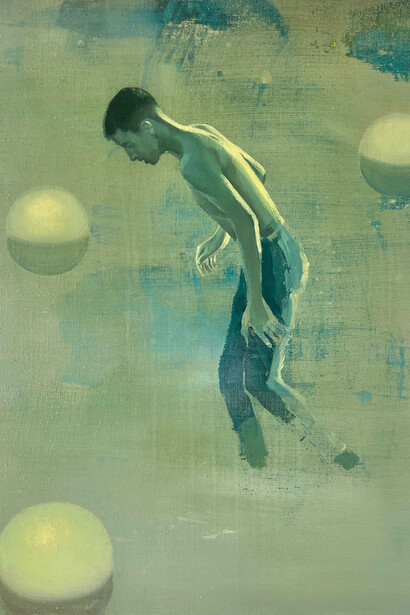 Nabil El Makhloufi, Resonances. Courtesy of Galerie d'art L'Atelier 21