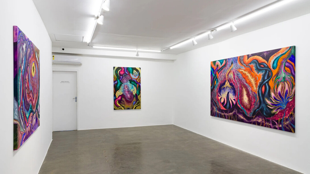 Mariana Rocha, Desde sempre o mar, vista da exposição. Cortesia de A Gentil Carioca