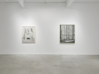 Owen Kydd and Kyle Tata, Surface / Signal, exhibition view. Courtesy of Casemore Gallery
