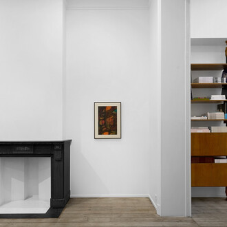 Albert Irvin, Early work from the '60s, vue de l'exposition. Avec l'aimable autorisation de la galerie Nino Mier