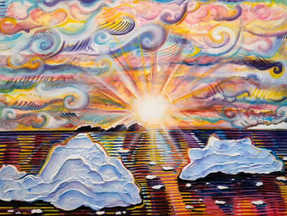 Jeremy Kidd, Berg city (detail), 2025. Courtesy of CMay Gallery