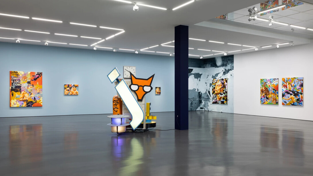 Norbert Bisky, Polympsest, exhibition view. Courtesy of Esther Schipper Gallery