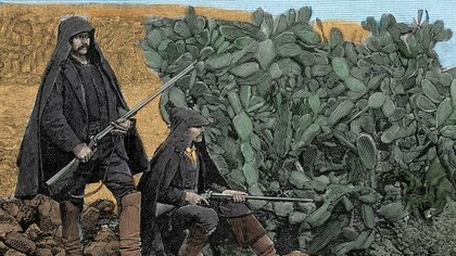 Mafía —La Cosa Nostra— en Sicilia, "picciotti", jóvenes miembros de la mafia a finales del siglo XIX
