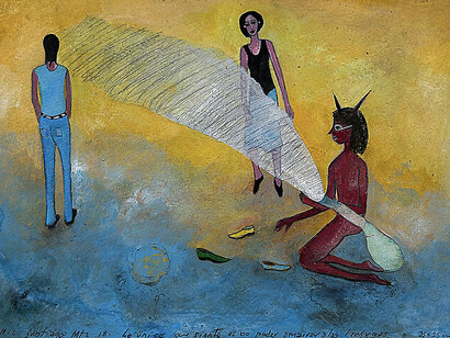 HL Santiago Martínez, Lo único que siento es no poder amarrar a las palabras, 2023. Courtesy of Conduit Gallery