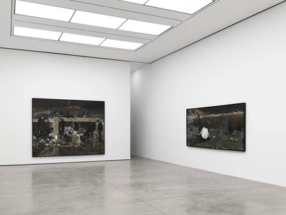 Cinga Samson, Ukuphuthelwa, exhibition view. Courtesy of White Cube