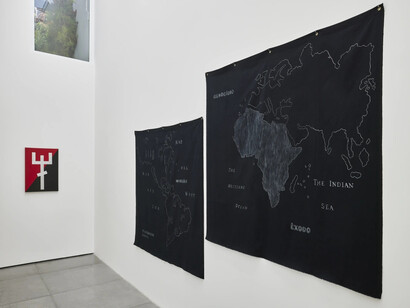 Jaime Lauriano, Eu estou aqui com toda minha gente [I am here with all my people], exhibition view. Courtesy of Nara Roesler 