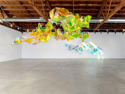 Berta Fischer, exhibition view. Courtesy of James Fuentes 