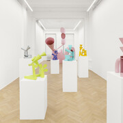 Thomas Kiesewetter, Beside appearances, among ghosts, exhibition view. Courtesy of Sorry We're Closed. Photo by HV Studio