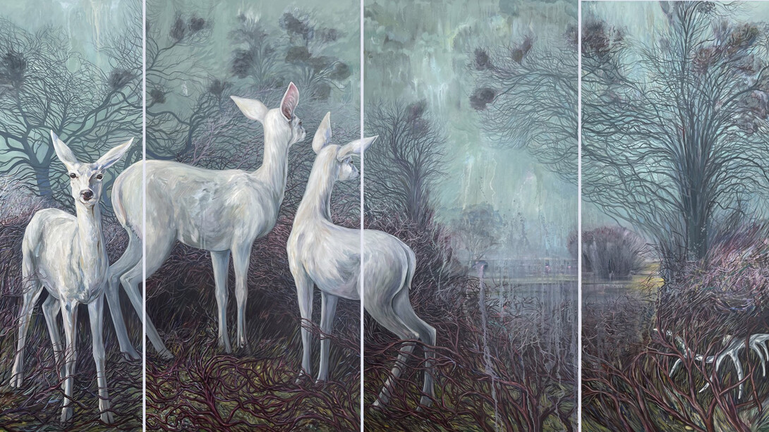 Marie Cameron, Liminal land (detail), 2020. Courtesy of Andra Norris Gallery