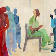 Jite Agbro, Palavar (detail), 2025. Courtesy of Rele Gallery