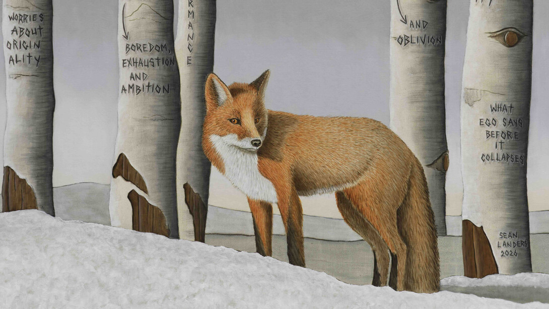 Sean Landers, Dismantling. Courtesy of Rodolphe Janssen Gallery