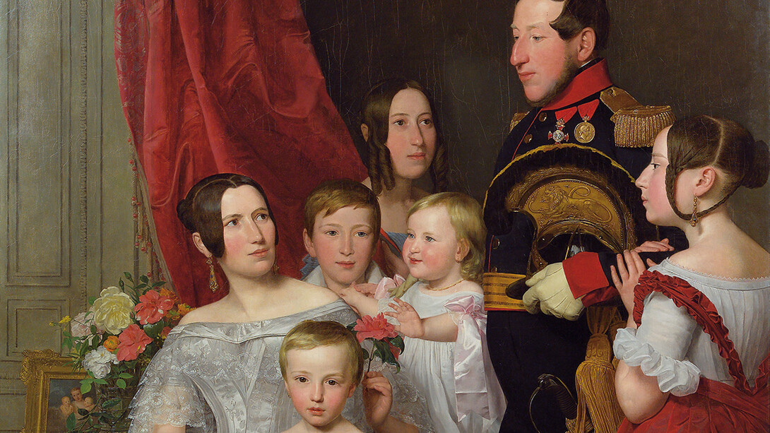 Ferdinand Georg Waldmüller, Gierster family portrait (detail), 1838. Courtesy of DomQuartier Museum