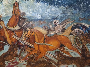 Antonio Ligabue, "Traversata della Siberia", 1959