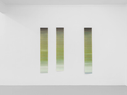 Fernanda Fragateiro, She always starts by planting a tree, exhibition view. Courtesy of Irène Laub