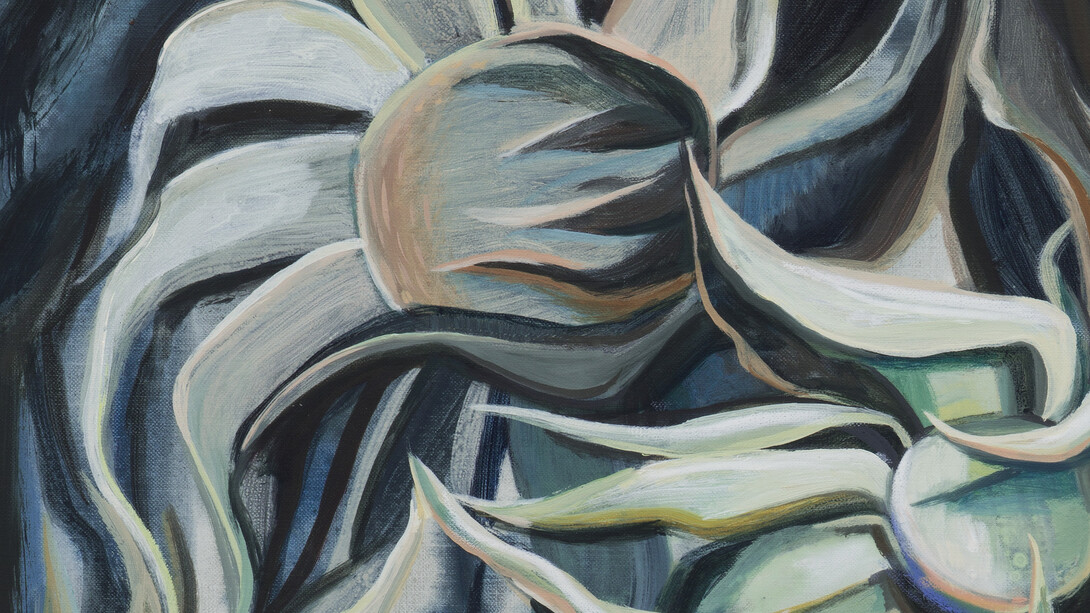 Sarah Bedford, Flannel flowers (detail), 2025. Courtesy of Mrs. Gallery