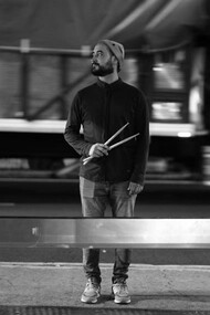 Pablo Loaiza, baterista oriundo de Costa Rica (Foto: Fernando Aceves)