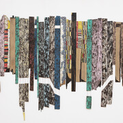 El Anatsui, Measure / Teaspoon daily, 2022. Courtesy of October Gallery