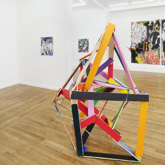 Franck Chalendard, The wind blows where it wills, exhibition view. Courtesy of Ceysson and Bénétière