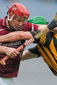 Disputa entre los jugadores de hurling Paul Murphy y Joe Canning