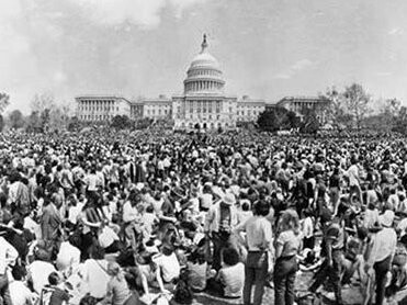 In the shadow of the Capitol, voices for peace demanded accountability from power