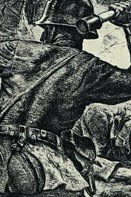 Elk Eber, "Imágenes desde el frente 1918", litografía