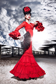 Jessica Minh Anh en la planta Gemasolar, Sevilla