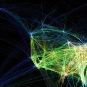 Aaron Koblin, Flight Patterns 2012 courtesy of s[edition]