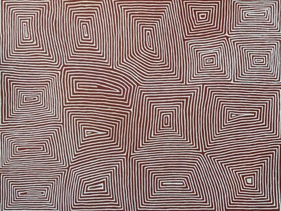 George Hairbrush Tjungurrayi, Tingari (detail). Courtesy of Japingka Gallery