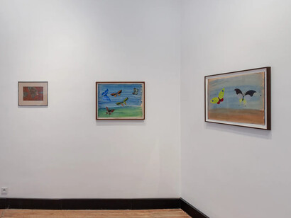 Eugen Gabritschevsky, Vision of inner worlds, exhibition view. Courtesy of Christophe Gaillard Gallery