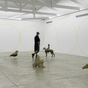 Xavier Veilhan, Do vento, vista da exposição. Cortesia de Nara Roesler