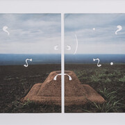 Richard Aldrich, Untitled, 2002, Cut paper, 16 3/8 x 23 inches (41.6 x 58.4 cm) framed. Copyright Richard Aldrich. Photo: David Regen. Courtesy Gladstone Gallery, New York and Brussels