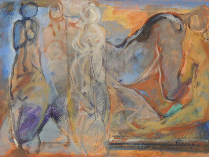 Fabio Piscopo, Tutto sull'amore, Olio su tela, 50 x 70  