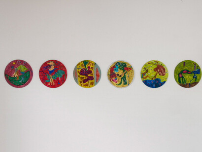 Andrey Samarin and Lera Derkach, Two of us, exhibition view. Courtesy of Simchowitz