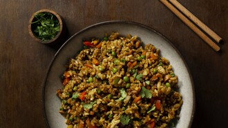 Nasi goreng: spicy, savory, and satisfying
