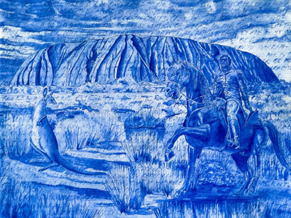 Sebastian Di Mauro, Bound (detail), 2025. Courtesy of Onespace Gallery