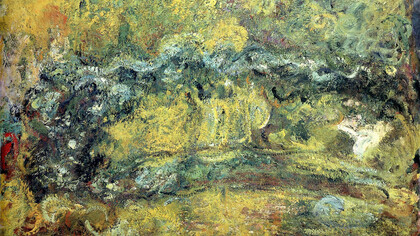 Claude Monet (1840 - 1926), "El puente japonés", 1917