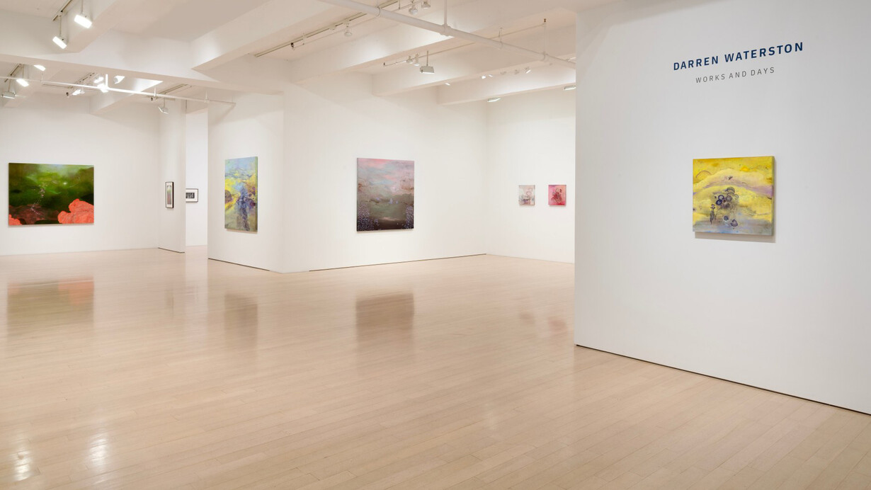 Darren Waterston, Works and days, exhibition view. Courtesy of DC Moore Gallery 
