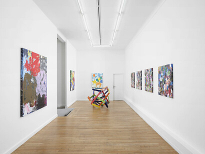 Franck Chalendard, The wind blows where it wills, exhibition view. Courtesy of Ceysson and Bénétière