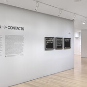 Ken Ohara, Contacts, exhibition view. Courtesy of Whitney Museum