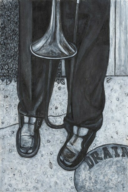 Willie Birch, In the tradition, 2015. Courtesy of Fort Gansevoort 