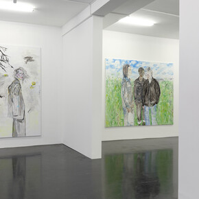 Hans-Jörg Mayer, Post society, ausstellungsansicht. Mit freundlicher genehmigung der Galerie Nagel Draxler