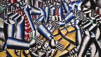 Fernand Léger, "La partie de cartes", dettaglio, 1917, Kröller-Müller Museum, Otterlo, The Netherlands