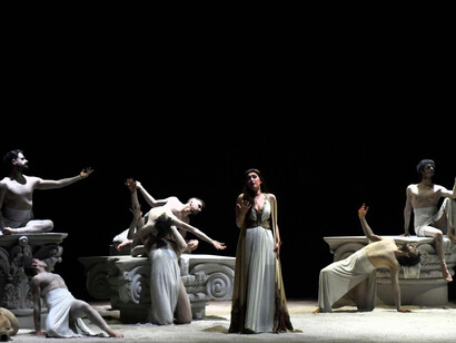 Ottone in villa, veduta della performance. Cortesia del Teatro Malibran