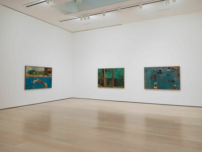 Noah Davis, exhibition view. Courtesy of Hammer Museum 