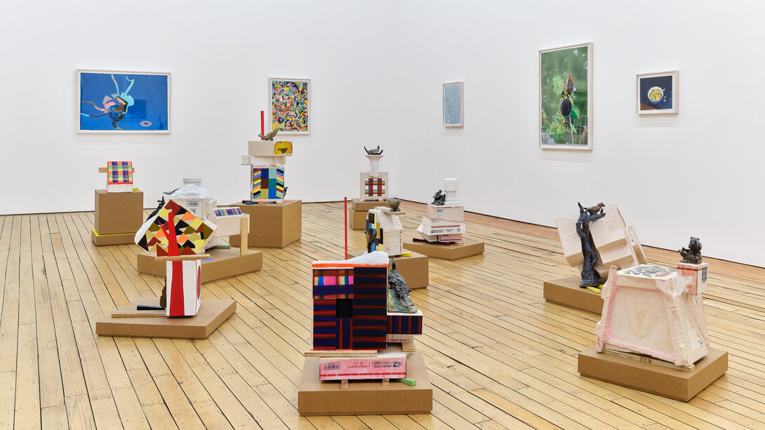 Pam Lins and Roger White, Laterness, exhibition view. Courtesy of Uffner & Liu