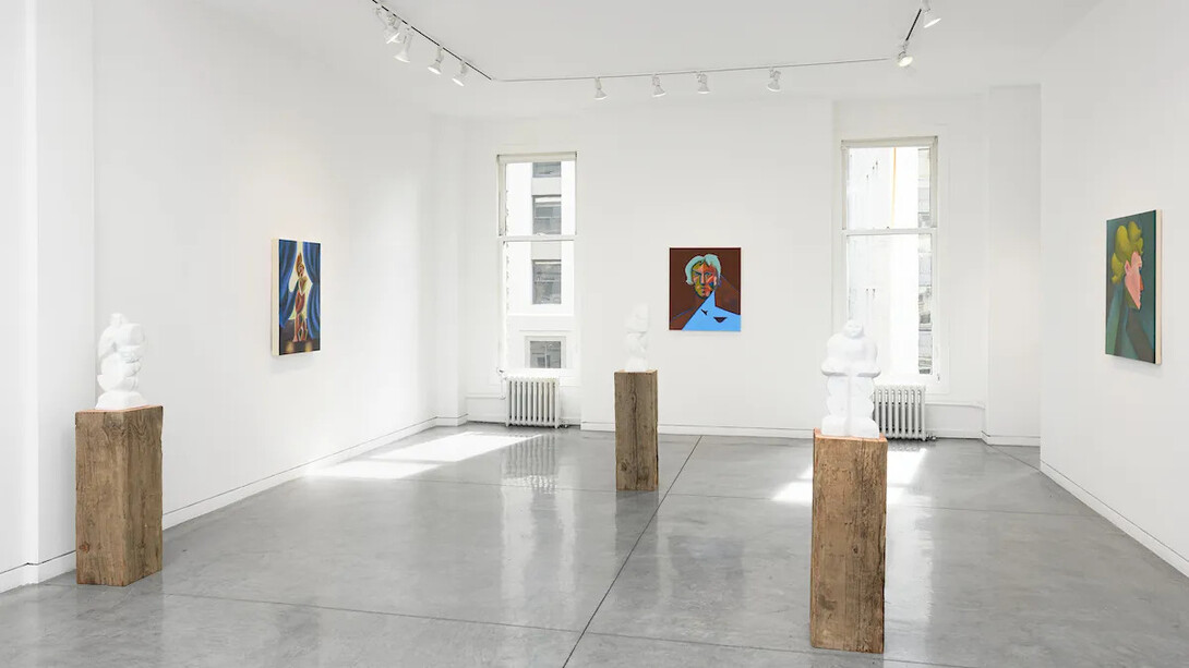 Nathaniel Kyung Smith, A living truth, exhibition view. Courtesy of Maybaum Gallery