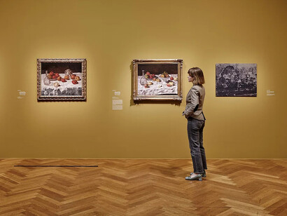 Carl Schuch und Frankreich, ausstellungsansicht. Mit freundlicher genehmigung des Städel Museums