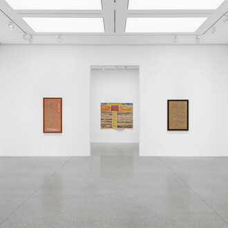 Etel Adnan and Seundja Rhee, To meet the sun, exhibition view. Courtesy of White Cube