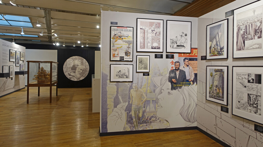 Claude Renard, Star and shards, exhibition view. Courtesy of Comics Art Museum