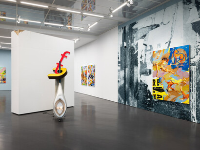 Norbert Bisky, Polympsest, exhibition view. Courtesy of Esther Schipper Gallery